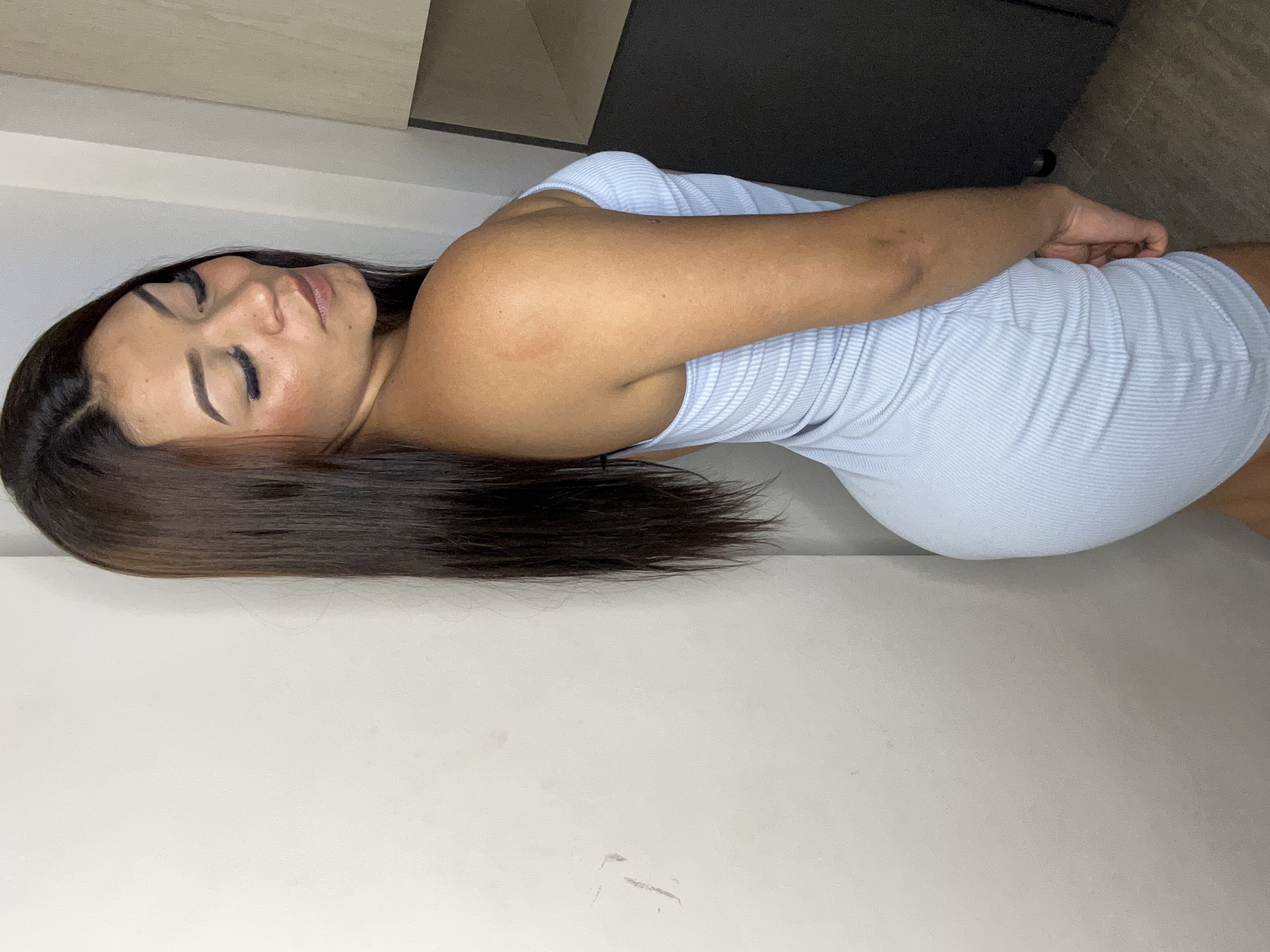 ERYN LLA Tall Latina First Porn Casting